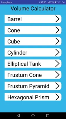 Volume Calculator android App screenshot 6